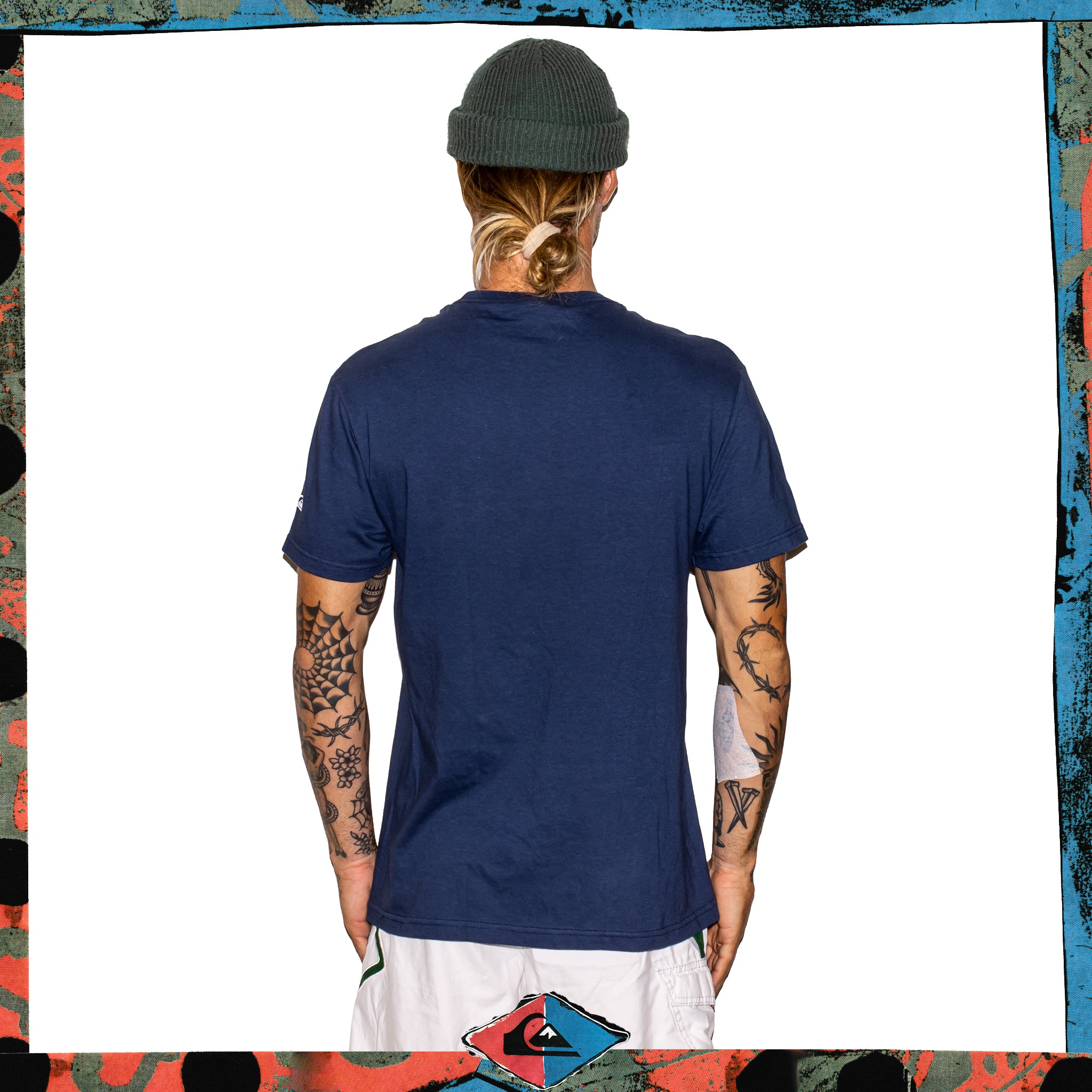 Y2K Quiksilver Aloha Spellout Tee (L)