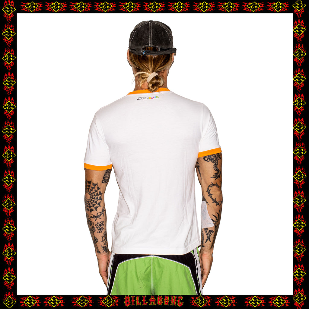 Y2K Billabong Spellout Ringer Tee (M)