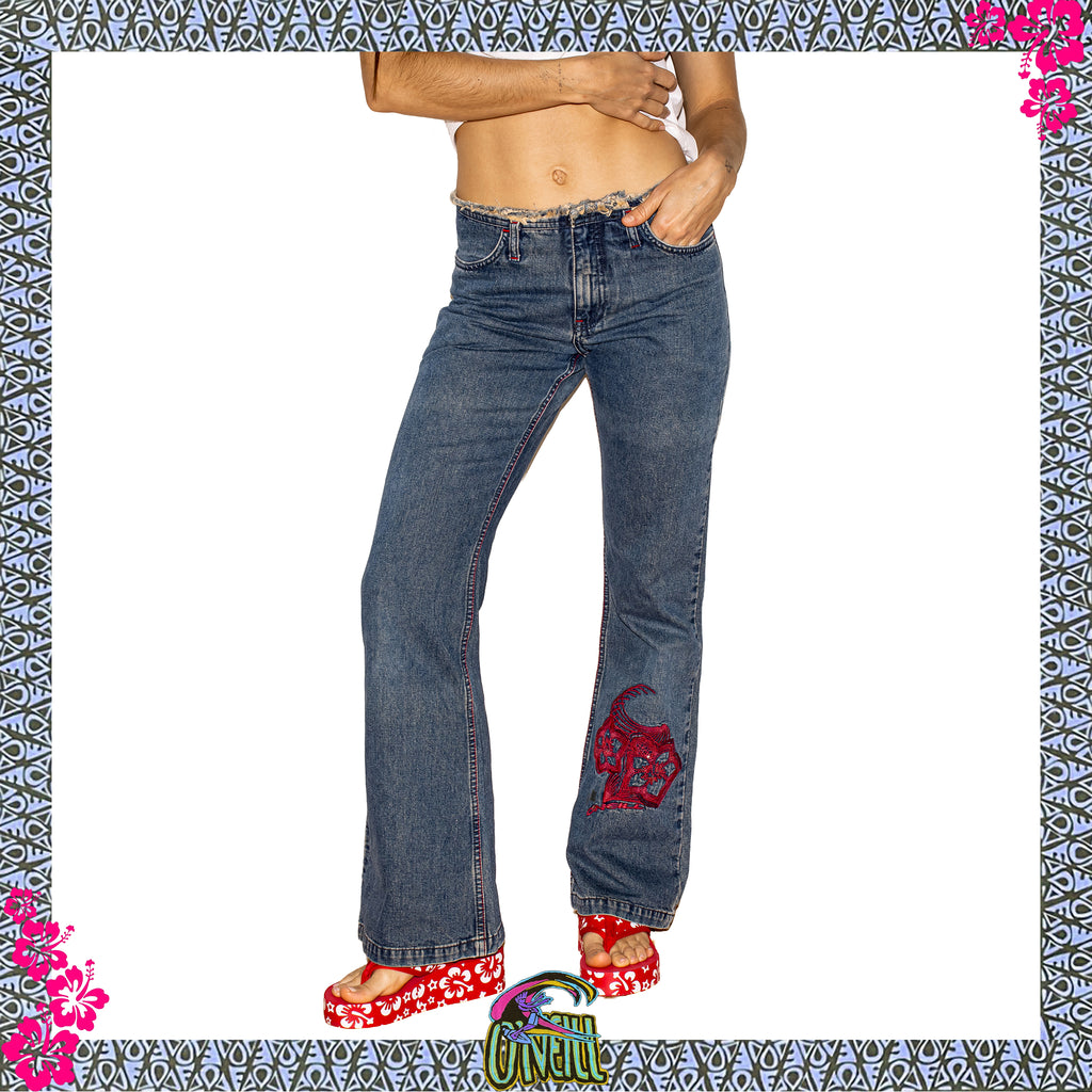 Y2K O'Neill "Boot Cut" Mid Rise Denim Jeans (27")