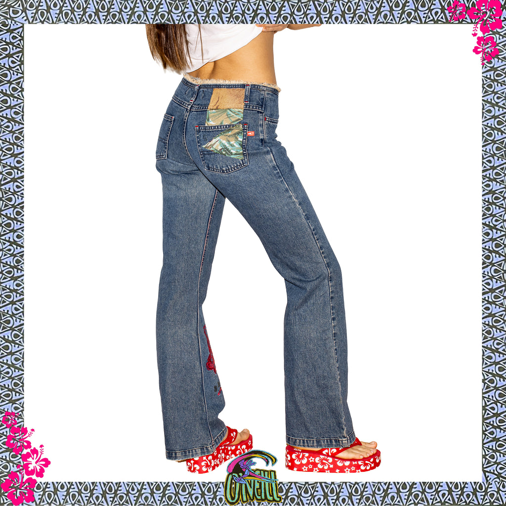 Y2K O'Neill "Boot Cut" Mid Rise Denim Jeans (27")