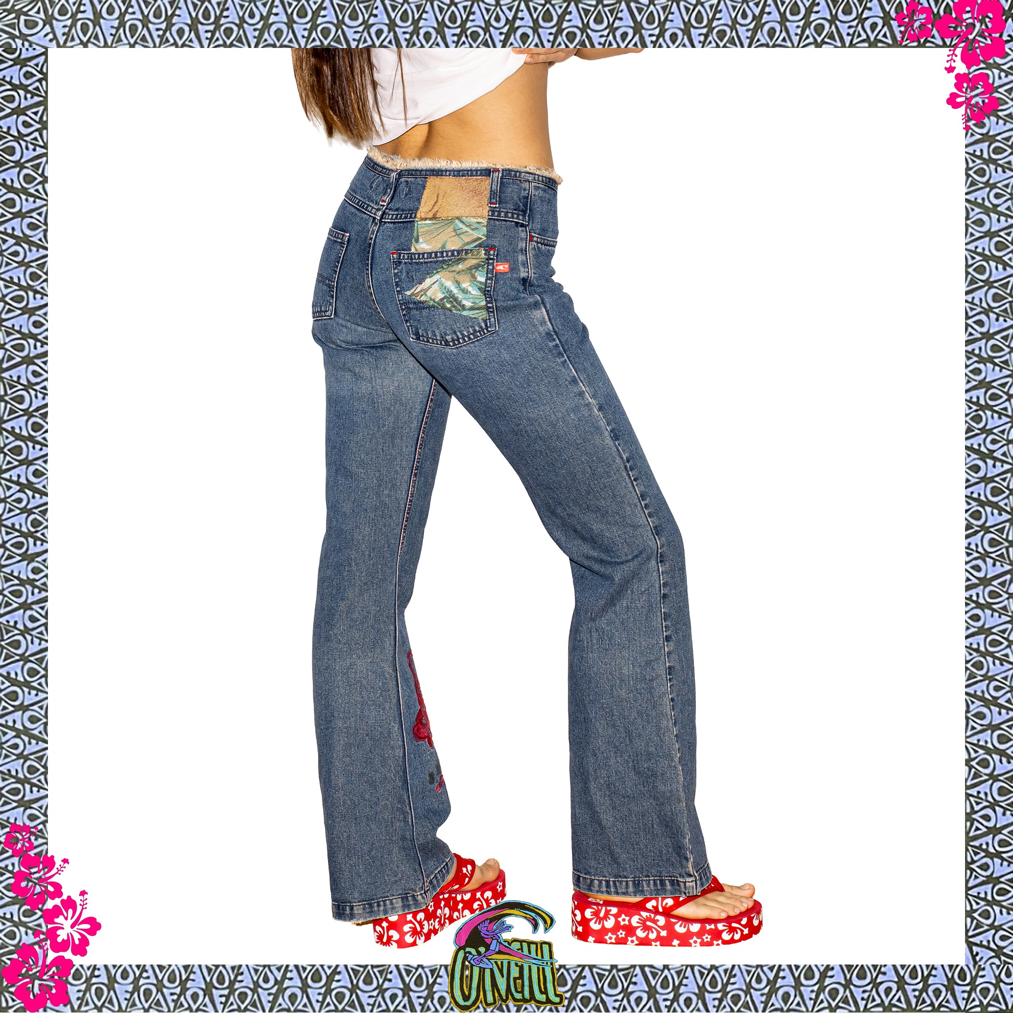 Y2K O'Neill "Boot Cut" Mid Rise Denim Jeans (27")