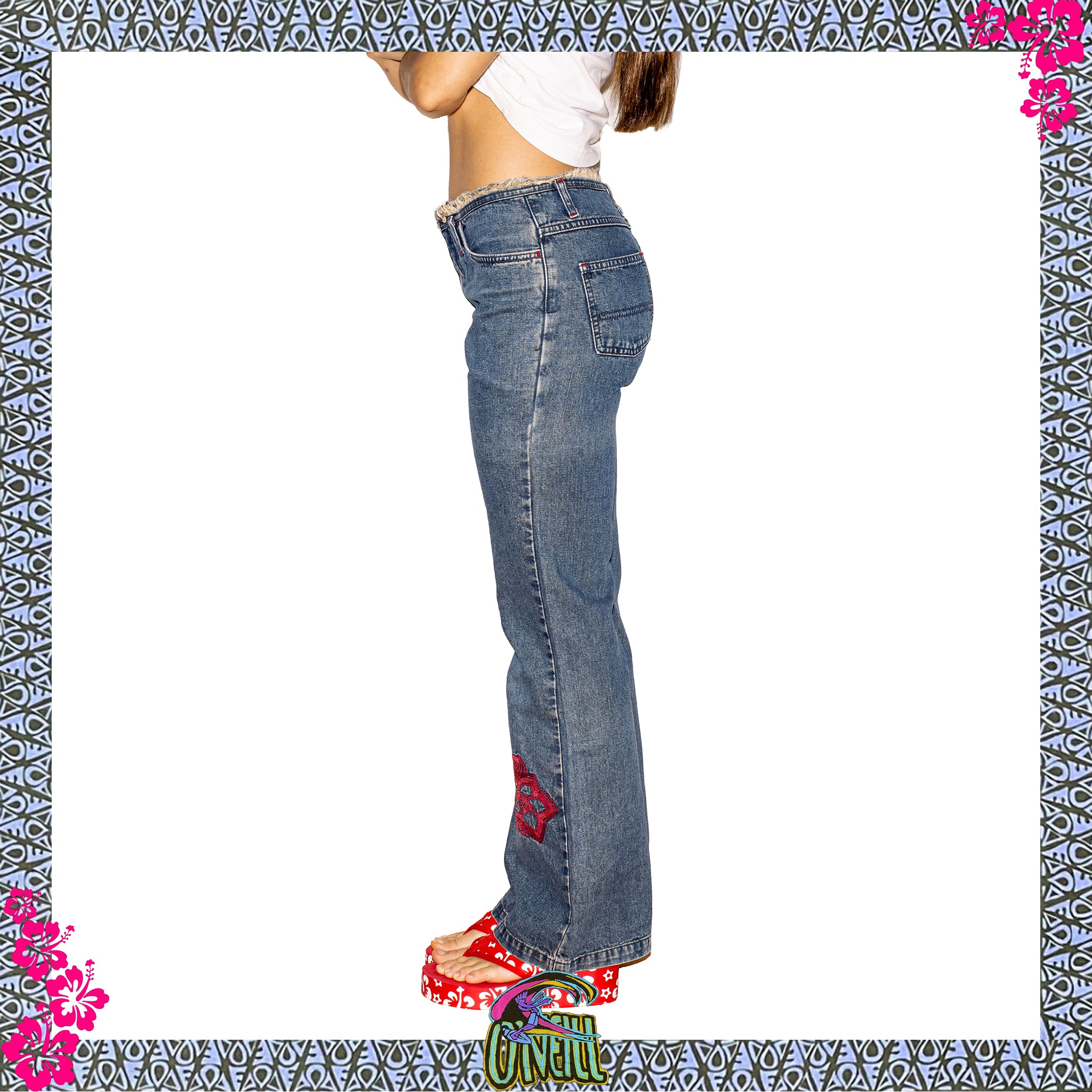 Y2K O'Neill "Boot Cut" Mid Rise Denim Jeans (27")