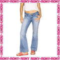 Y2K Roxy "Boot Cut" Low Rise Denim Jeans (28")