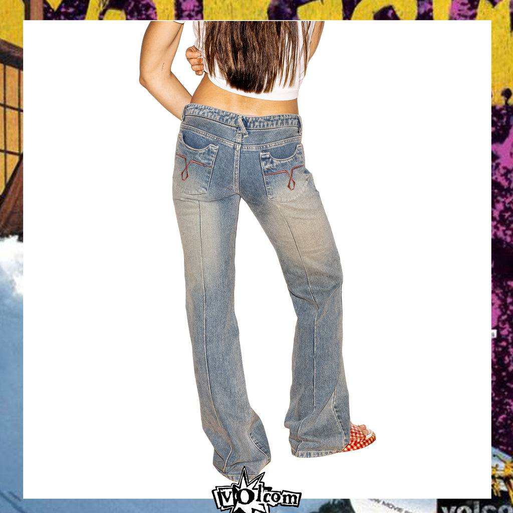 Y2K Volcom "Boot Cut" Low Rise Denim Jeans (31")