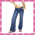 Y2K Roxy "Boot Cut" Low Rise Denim Jeans (28")