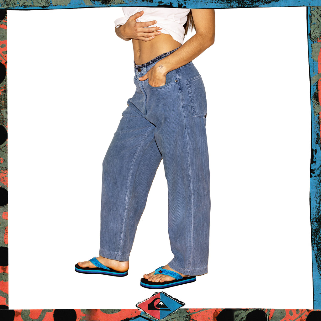 1998 Quiksilver "Corduroy" High Rise Jeans (26")