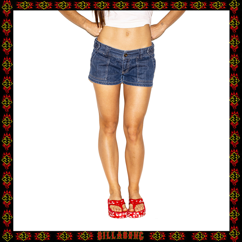 Y2K Billabong Denim Booty Shorts (30")