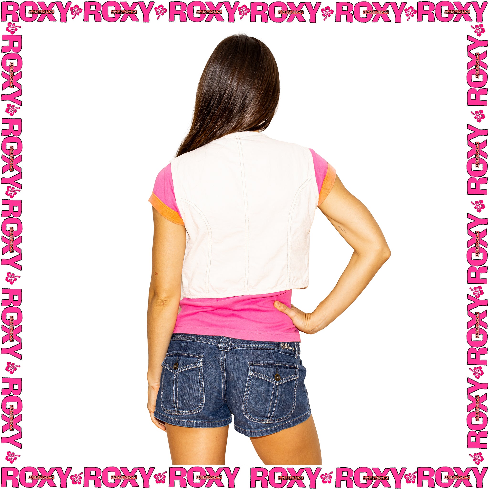 1998 Roxy Corduroy Mini Vest (S)