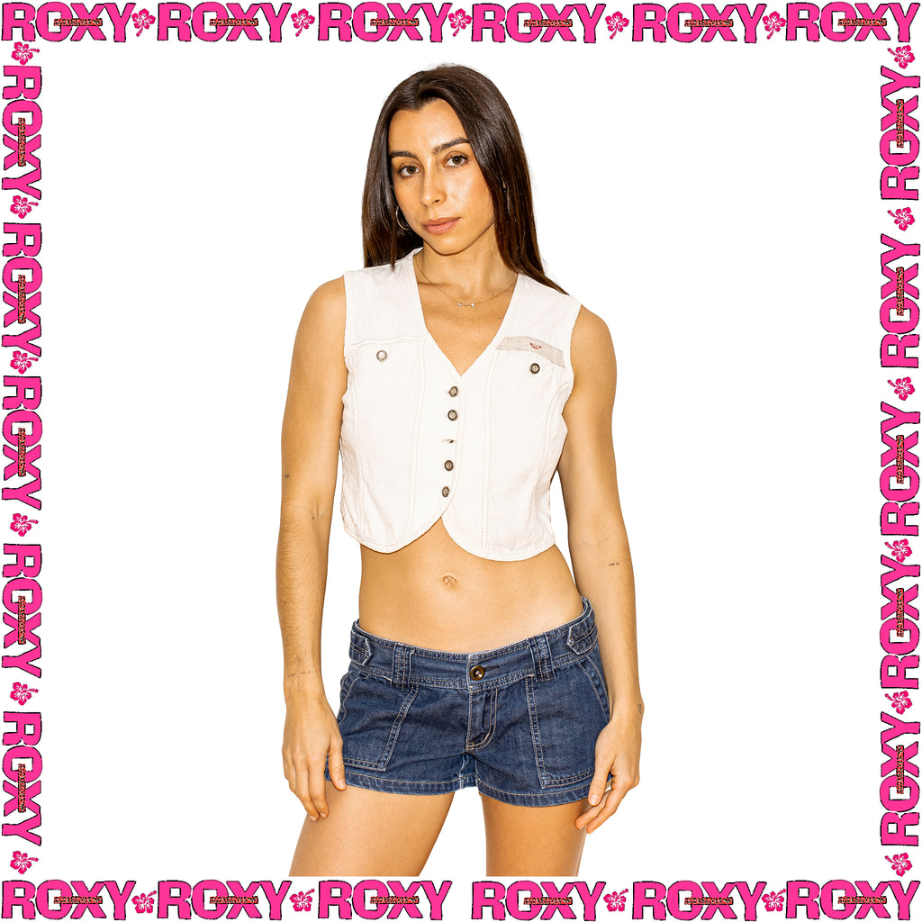 1998 Roxy Corduroy Mini Vest (S)