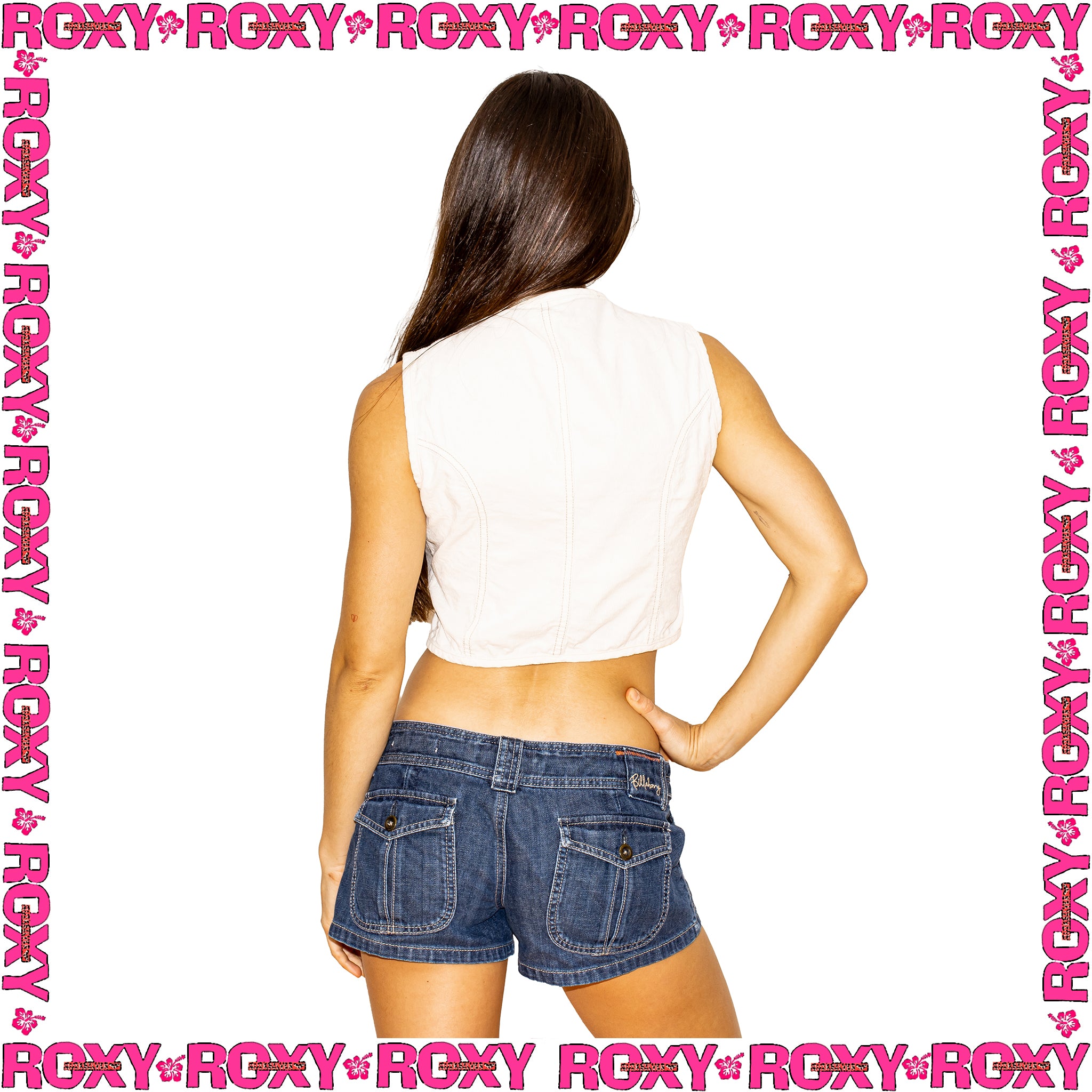 1998 Roxy Corduroy Mini Vest (S)