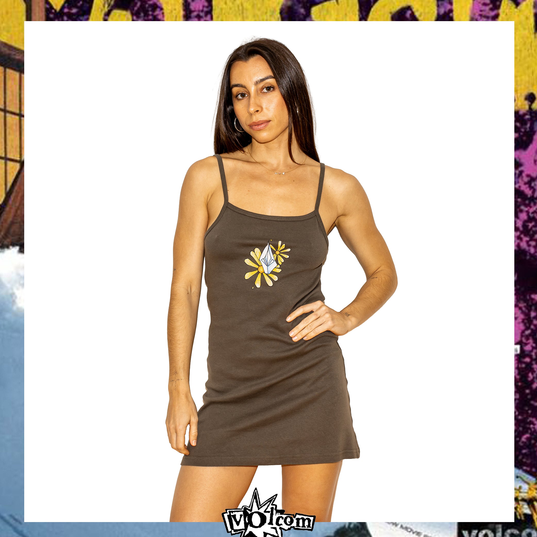1990's Volcom Camisole Dress (M)