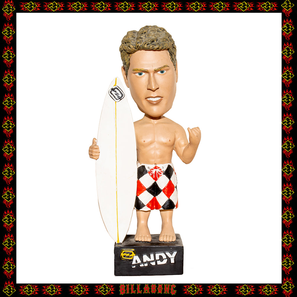Bobbles USA - Billabong Andy Irons Bobble Head Collectible *RARE*