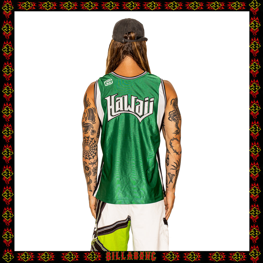 Y2K Billabong "Hawaii" Tank Top Jersey Singlet (L)