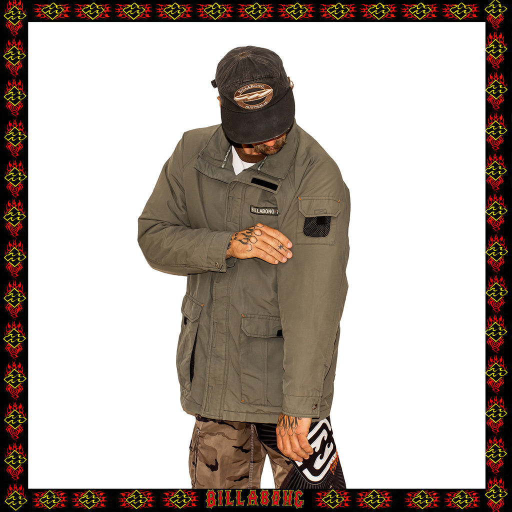 1999 Billabong Military Nylon Jacket (XL)