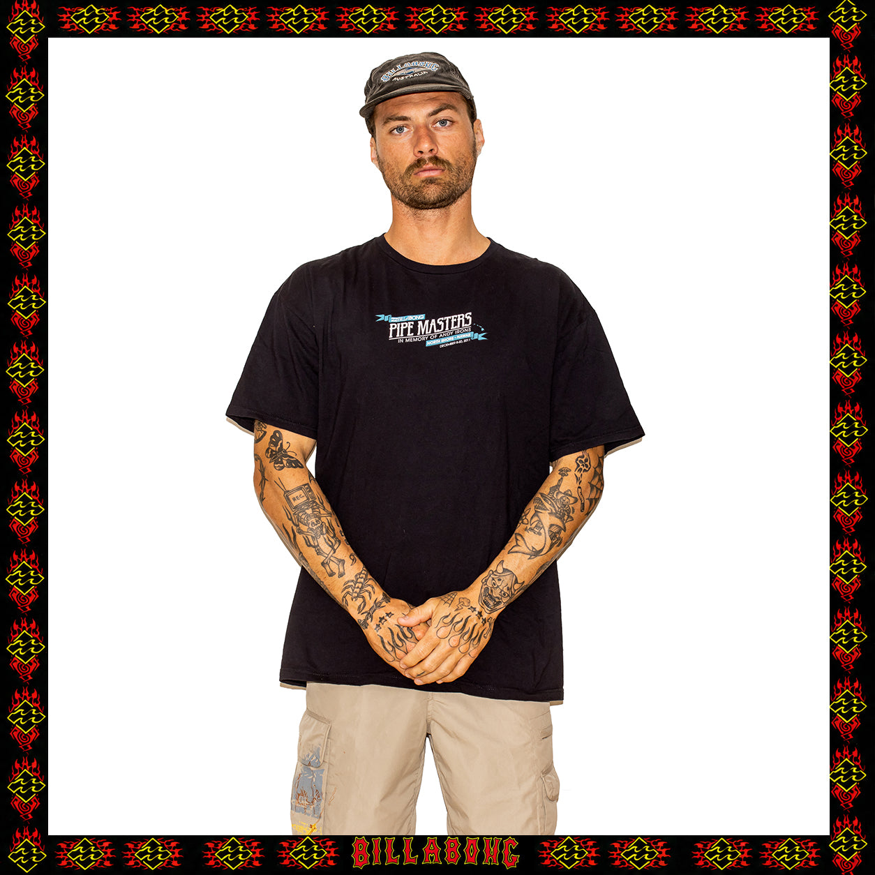 2011 Billabong "Pipe Masters - In Memory Of Andy Irons" Graphic Tee (XL) *RARE SIZE*