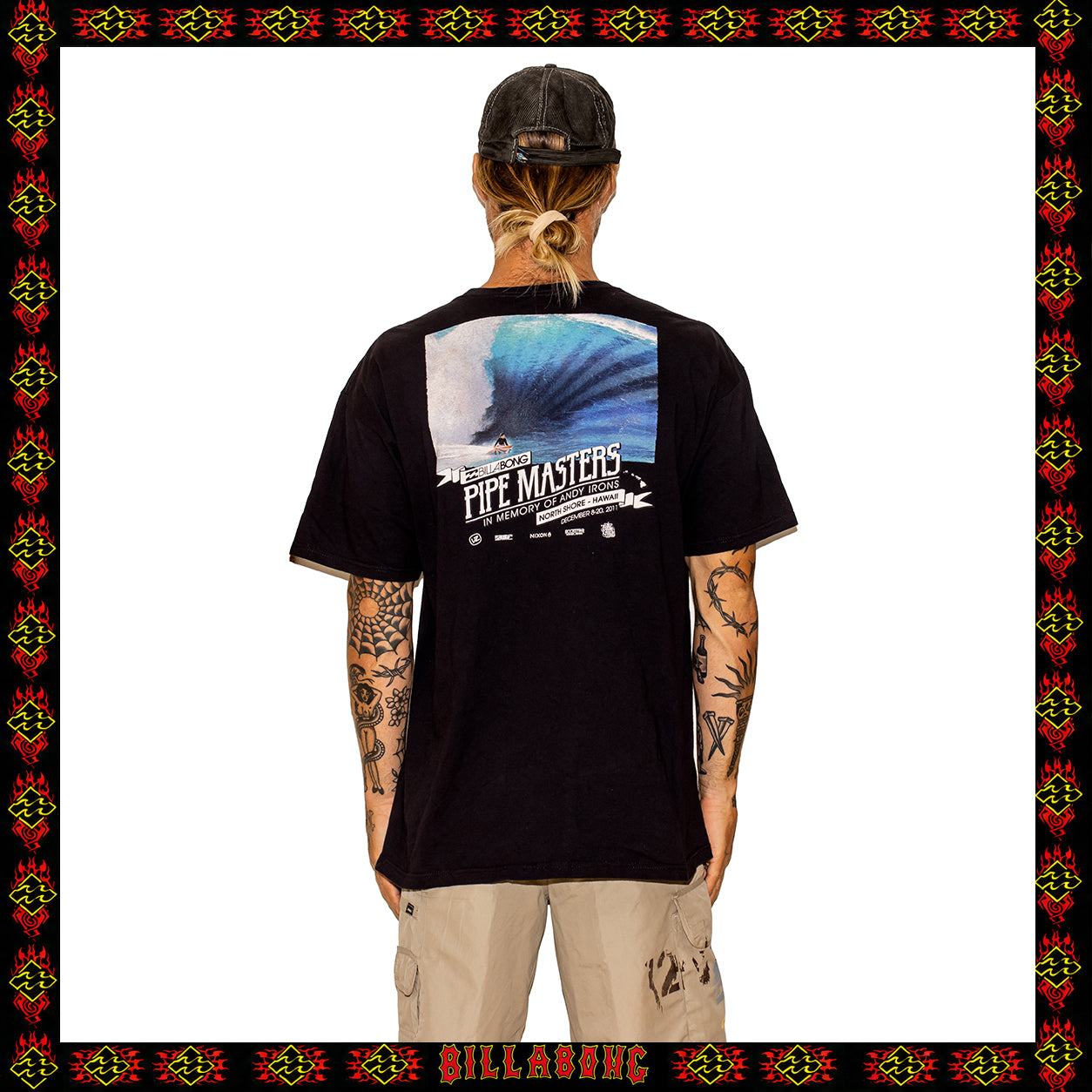 2011 Billabong "Pipe Masters - In Memory Of Andy Irons" Graphic Tee (XL) *RARE SIZE*