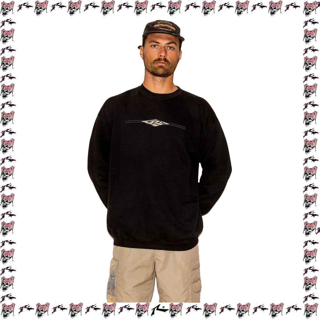 1995 Rusty Surfboards Graphic Crewneck Sweatshirt (XL) *RARE*