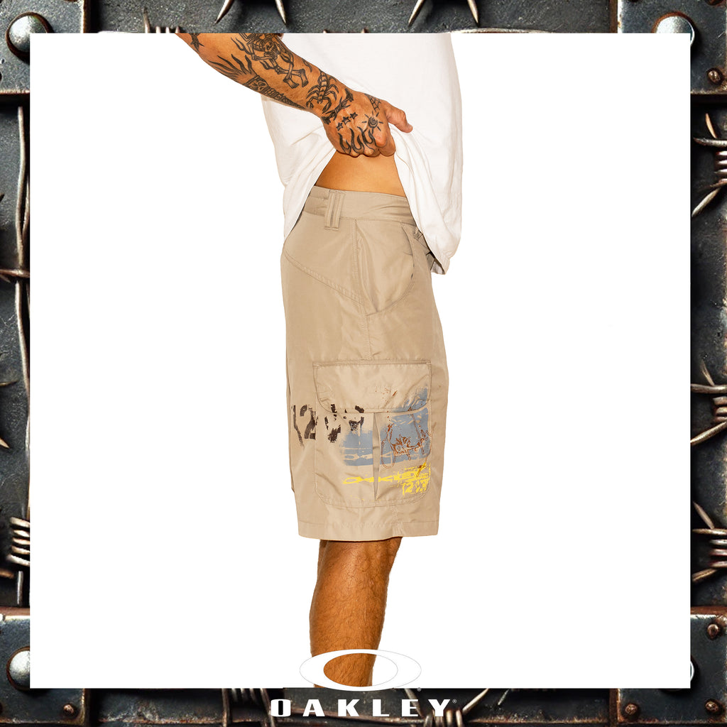 Y2K Oakley Vault Tech Cargo Shorts (32")