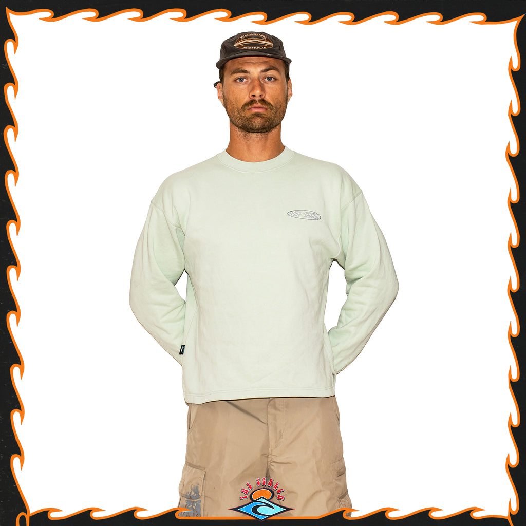1994 Rip Curl "Born at Bells" Graphic Crewneck Sweatshirt (M) *RARE*