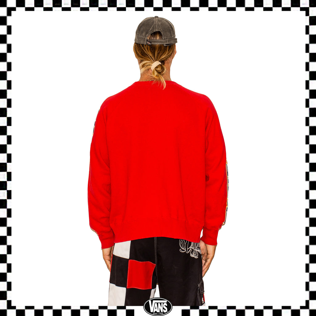 1998 Vans Off The Wall "Triple Hit" Crewneck Sweatshirt (L-XL) *RARE*