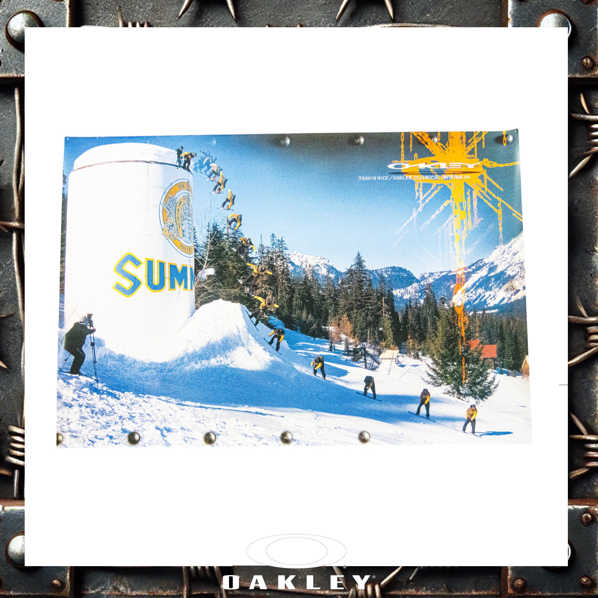 2004 Oakley "Travis Rice - Ex Shop Display" Snowboarding Giant Poster (26"x40")
