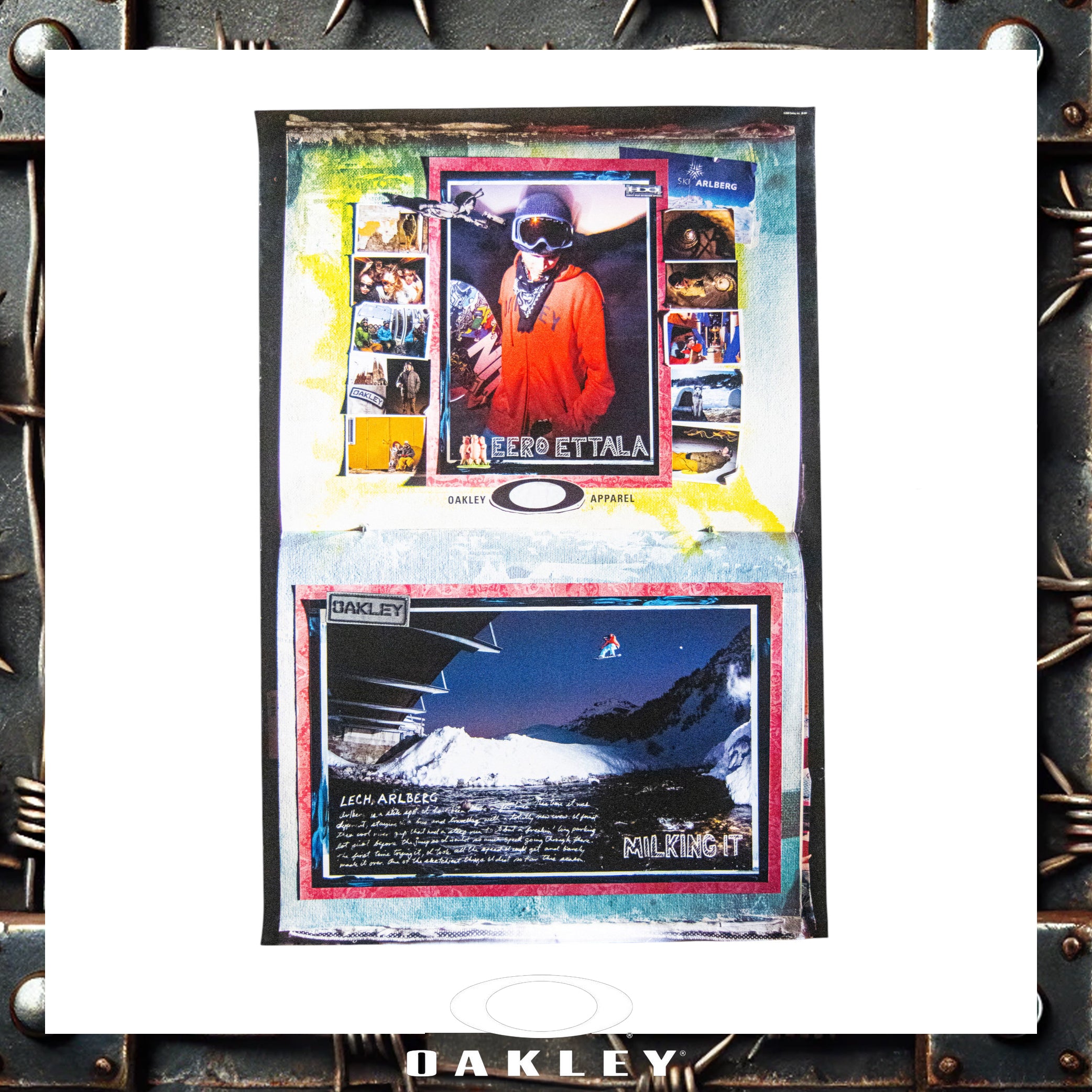 2008 Oakley "Ex Shop Display" Snowboarding Giant Poster (26"x40")