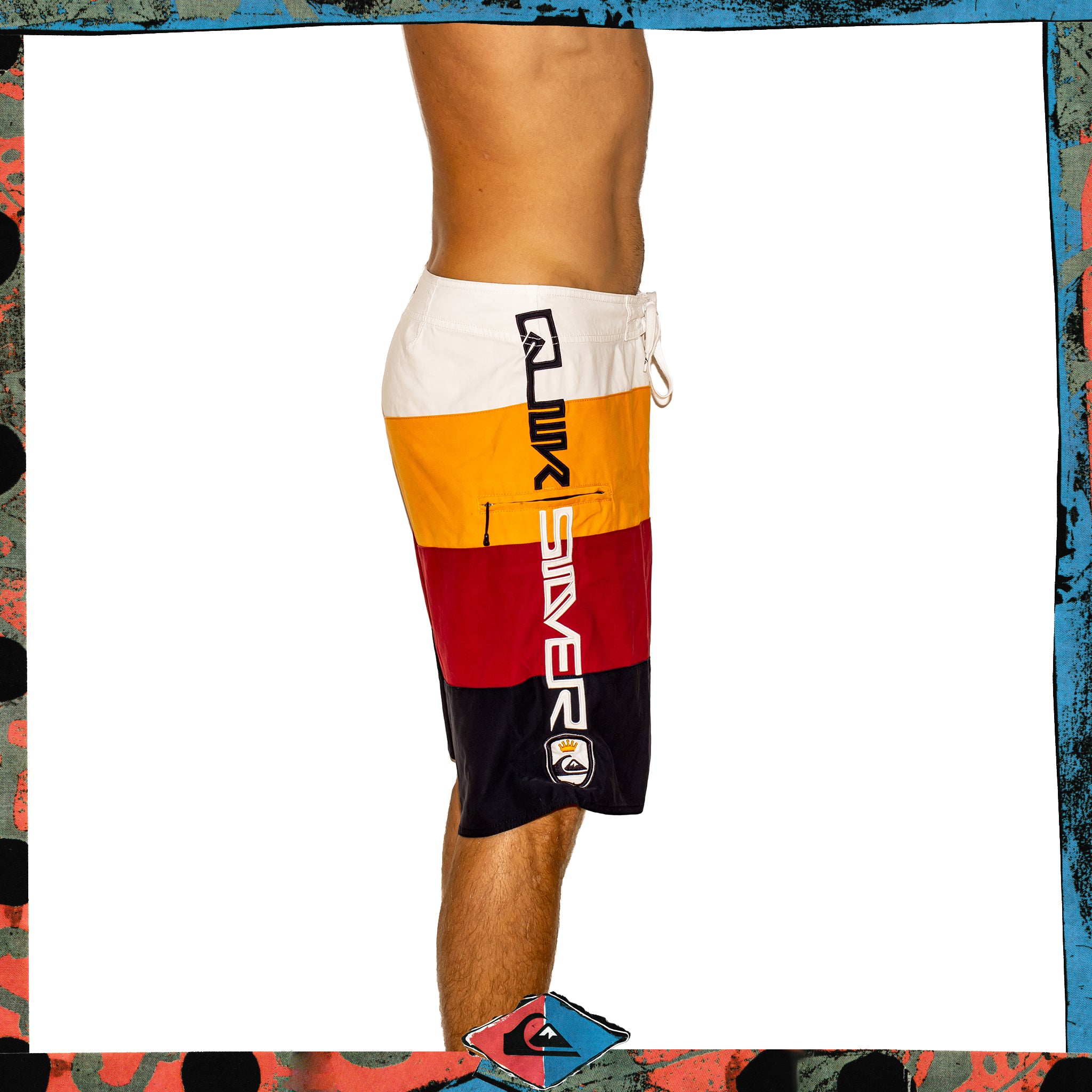 Y2K Quiksilver Supreme Tech Boardies (30")