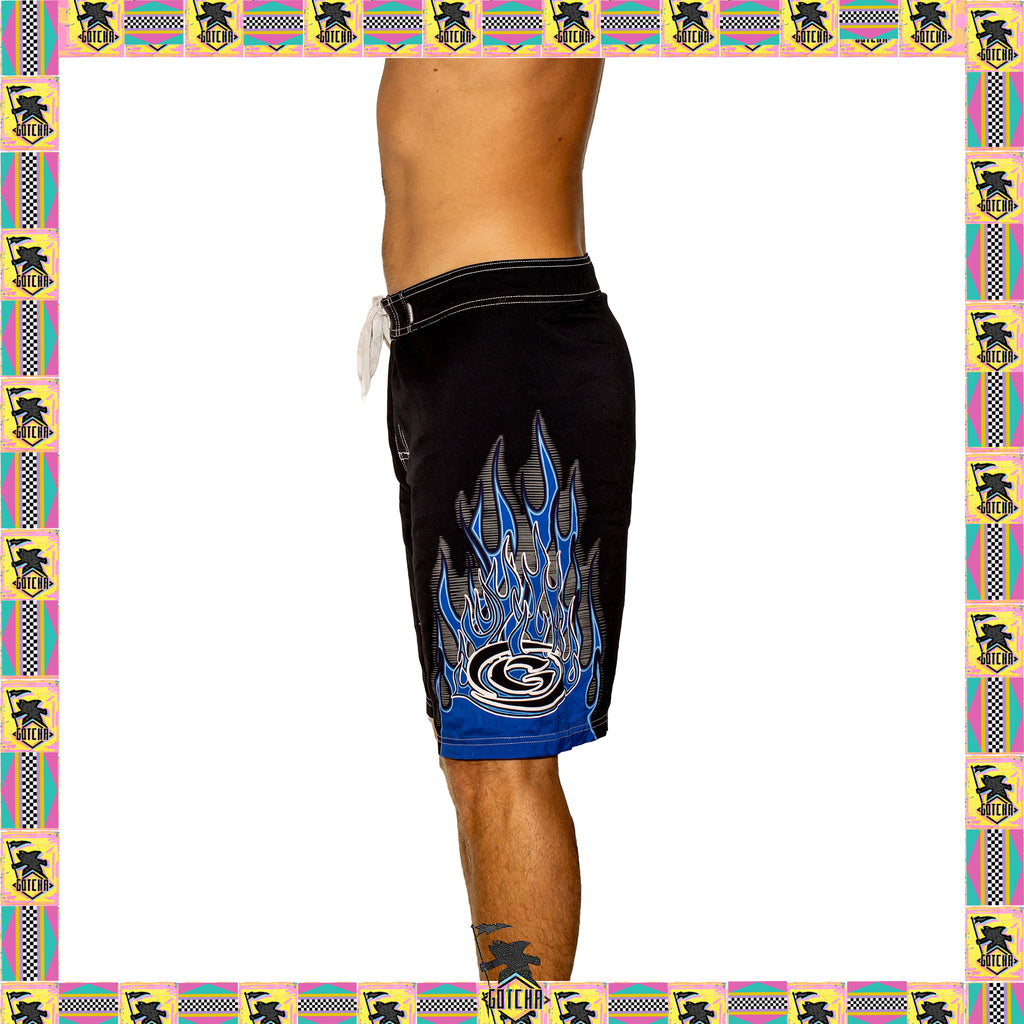 Y2K Gotcha Flame Tech Boardies (36")