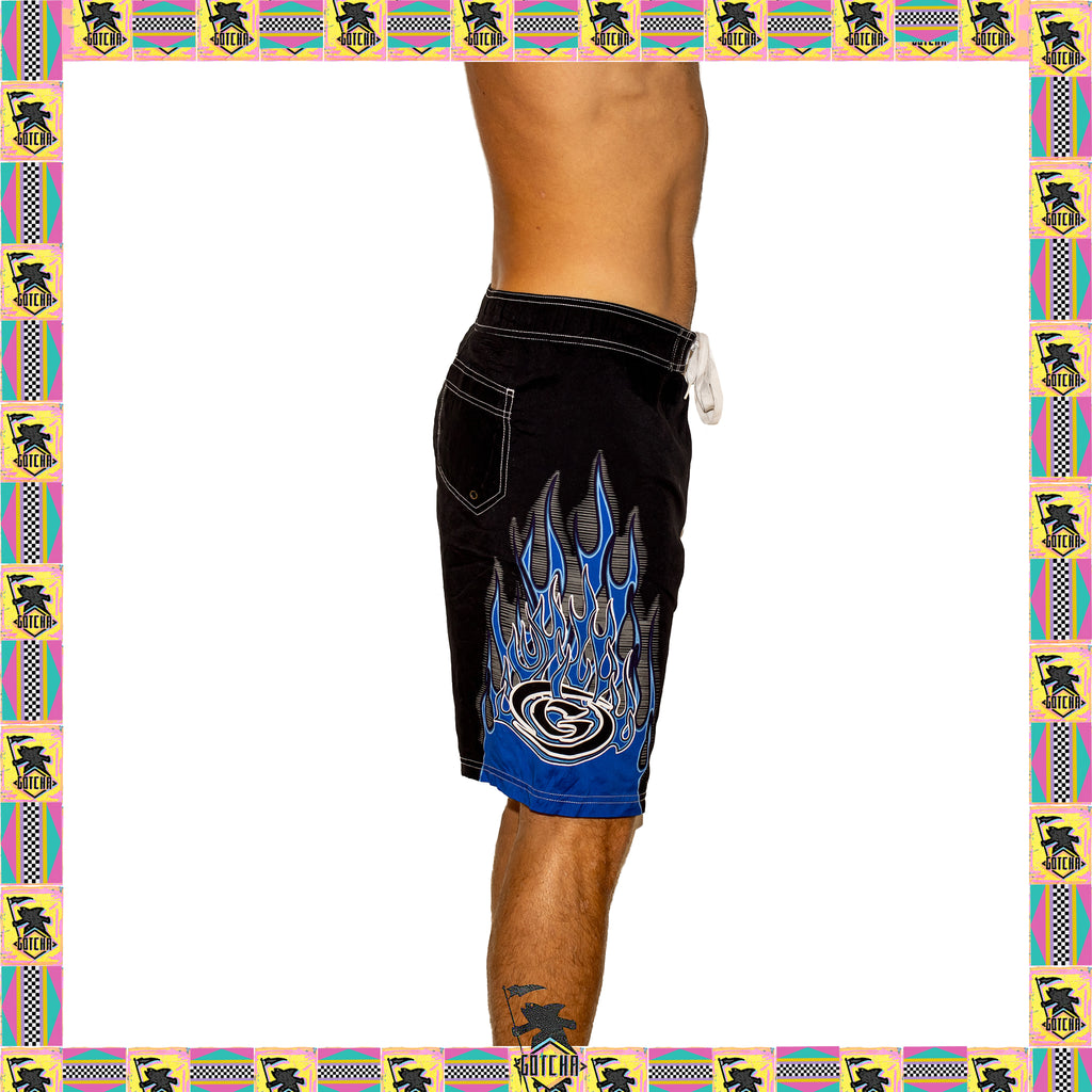 Y2K Gotcha Flame Tech Boardies (36")