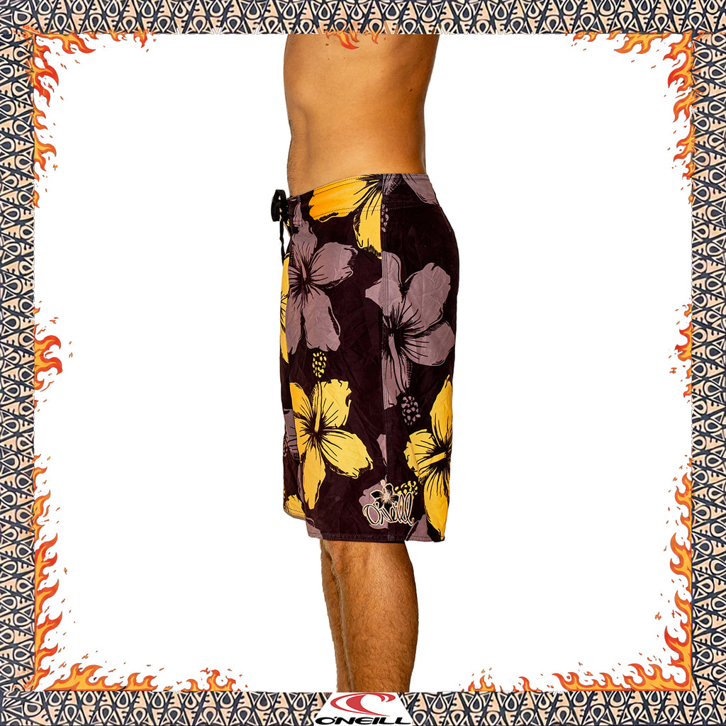 Y2K O'Neill Floral Tech Boardies (34")
