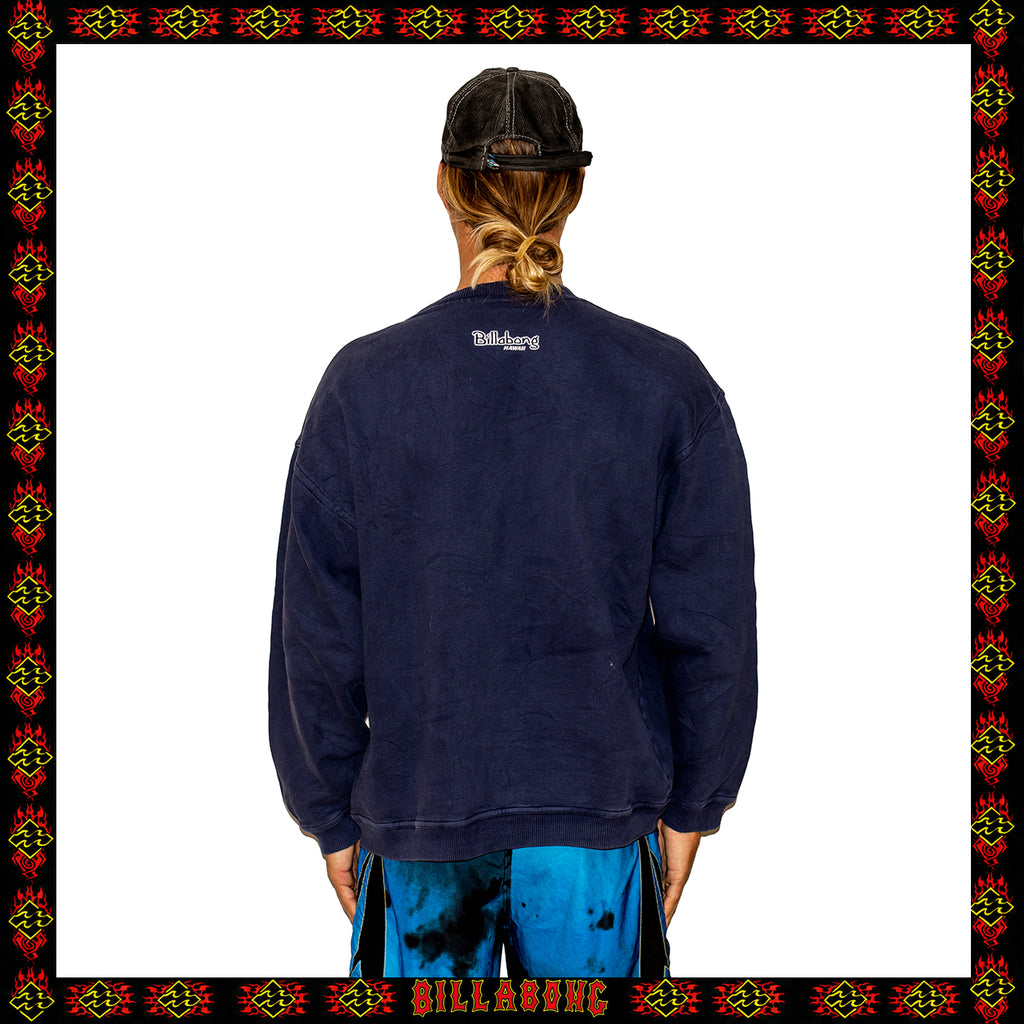 1998 Billabong "Hibiscus" Crewneck Sweatshirt (L-XL)