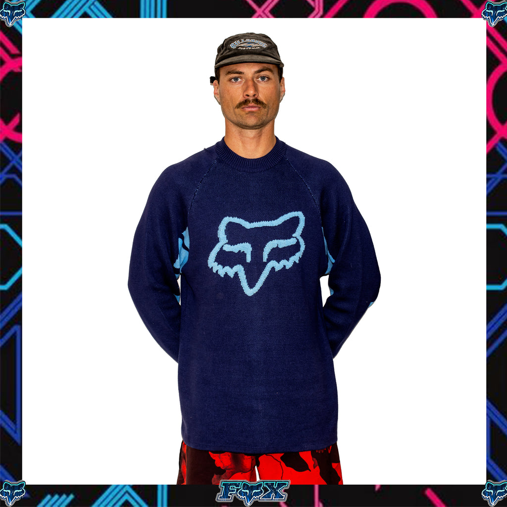 1990's Fox Racing Knitted Jumper (L) *RARE*