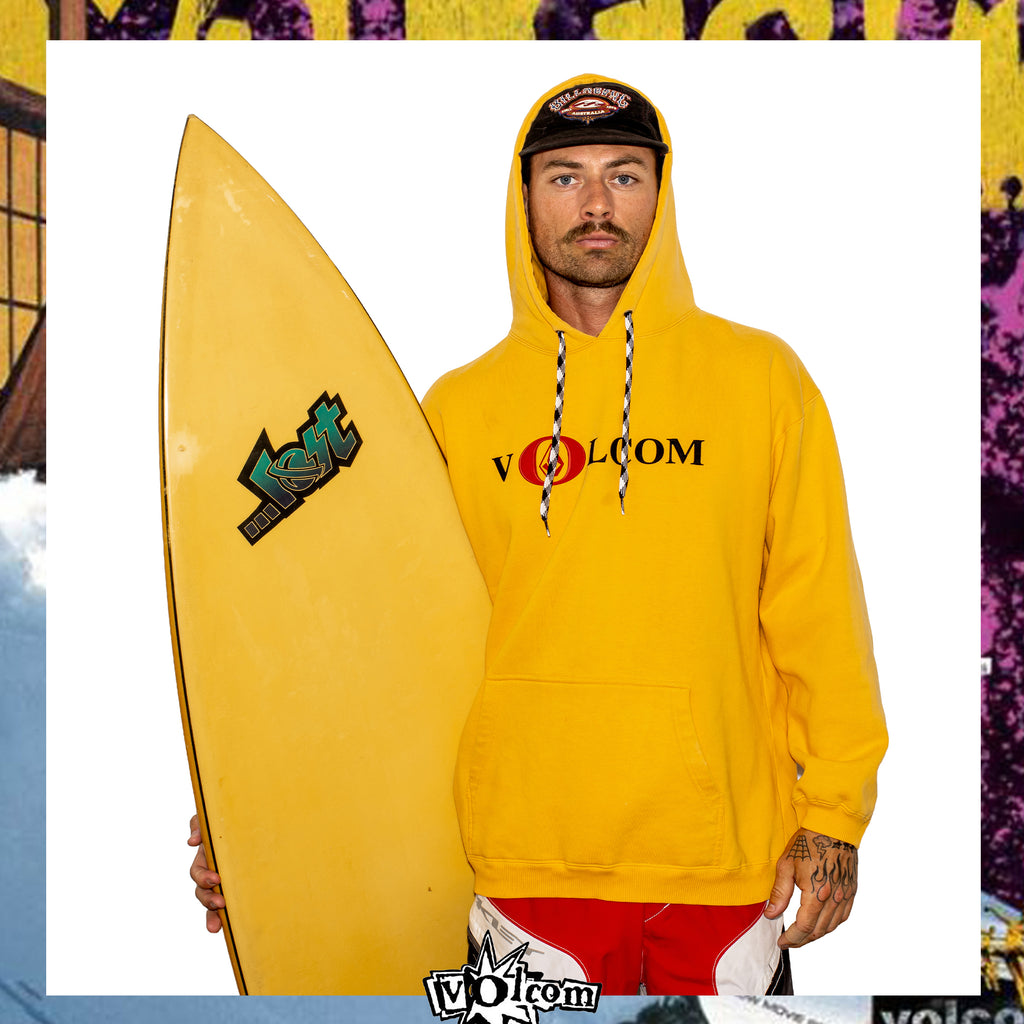 1990's Volcom Spellout Hoodie (L-XL)