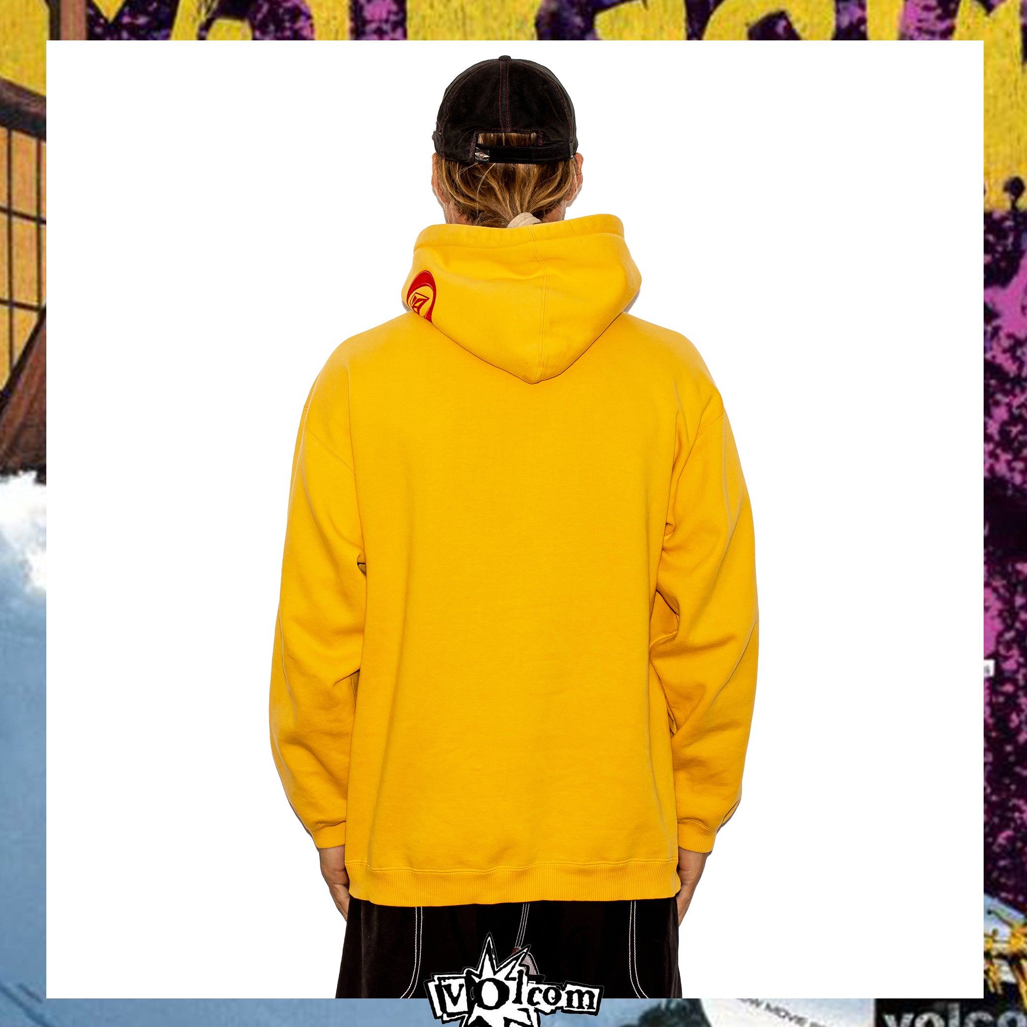 1990's Volcom Spellout Hoodie (L-XL)
