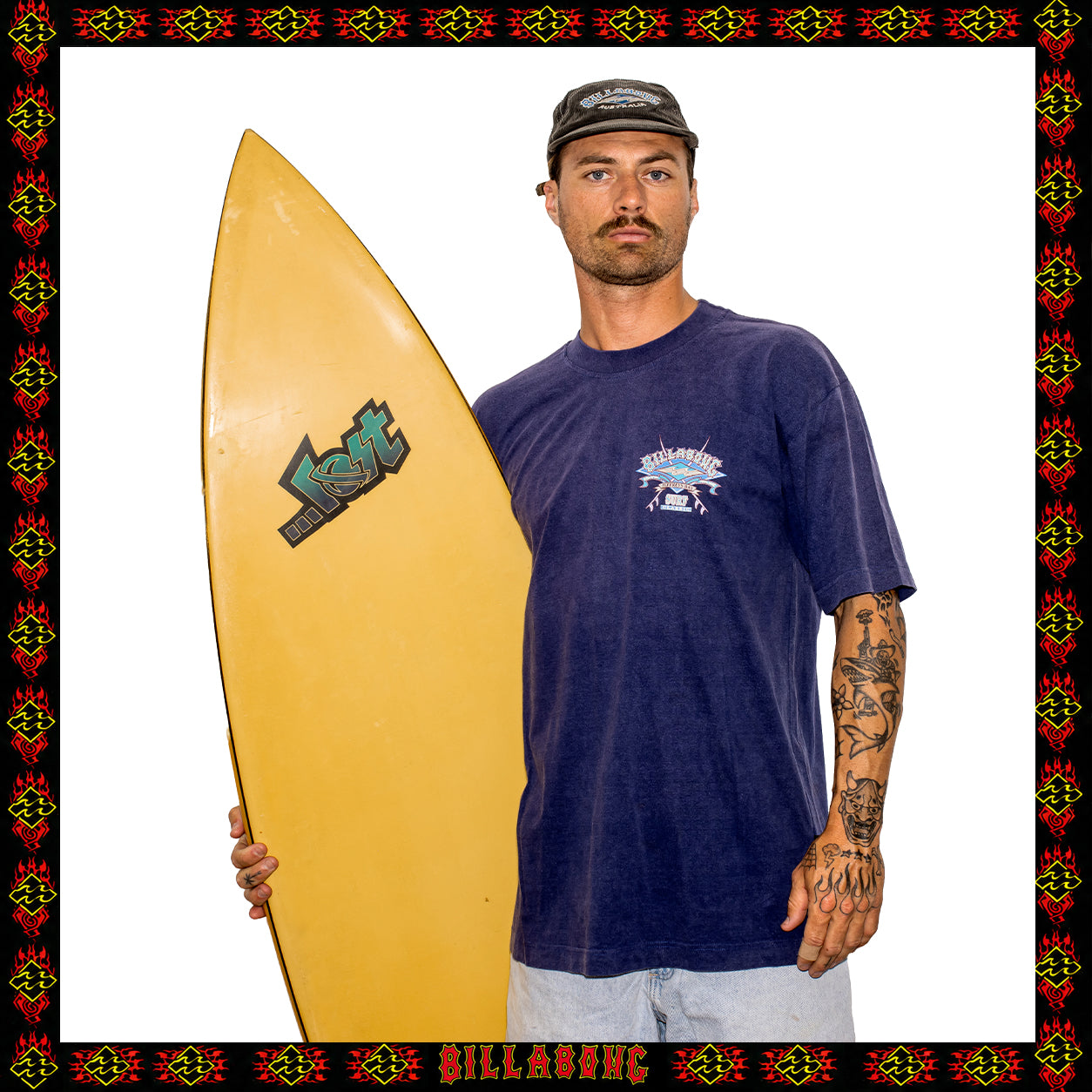 1994 Billabong "Jeffreys Bay - Surf Classic" Competition Tee (XL) *RARE*