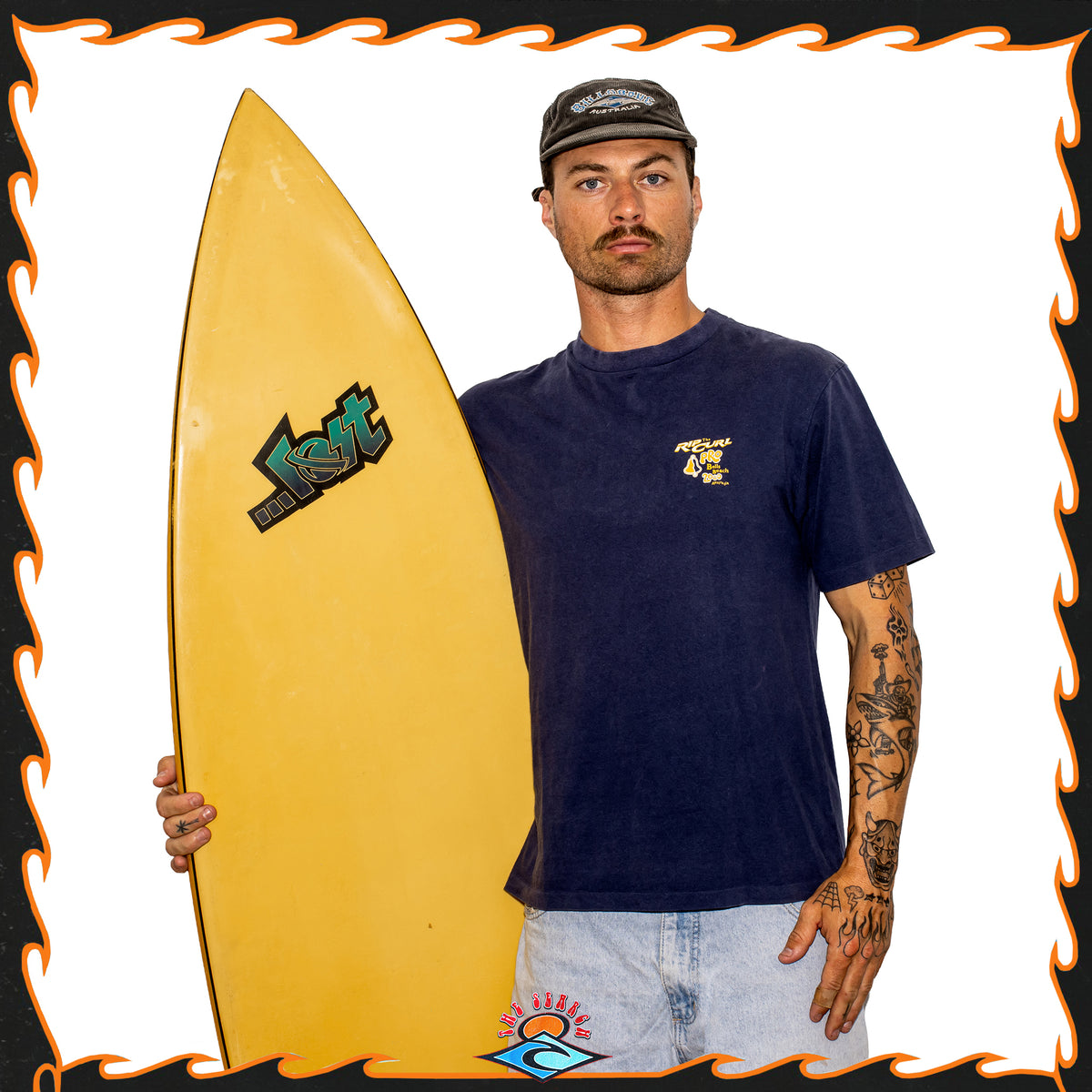2000 Rip Curl "Pro - "Bells Beach" Competition Tee (L) *RARE*