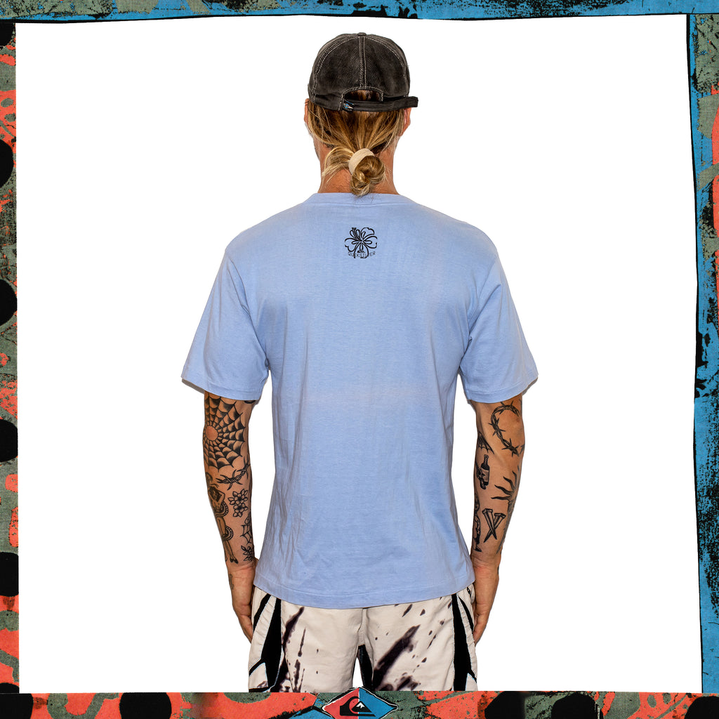1990's Quiksilver "Hibiscus" Graphic Tee (M)