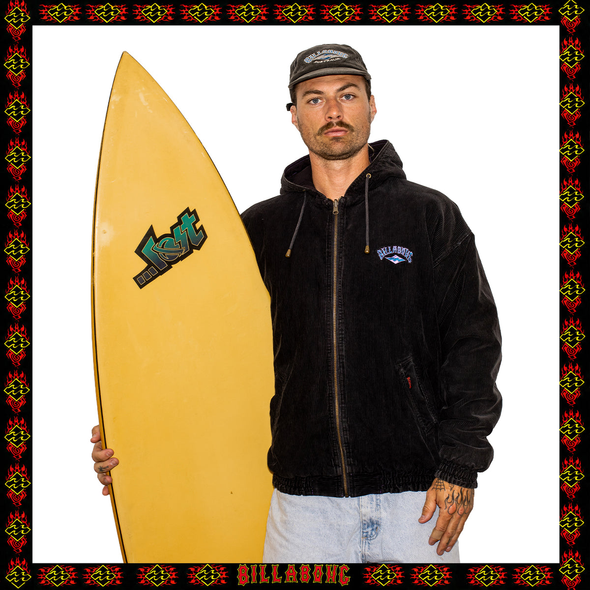 1994 Billabong Corduroy Reversible Jacket (L-XL)