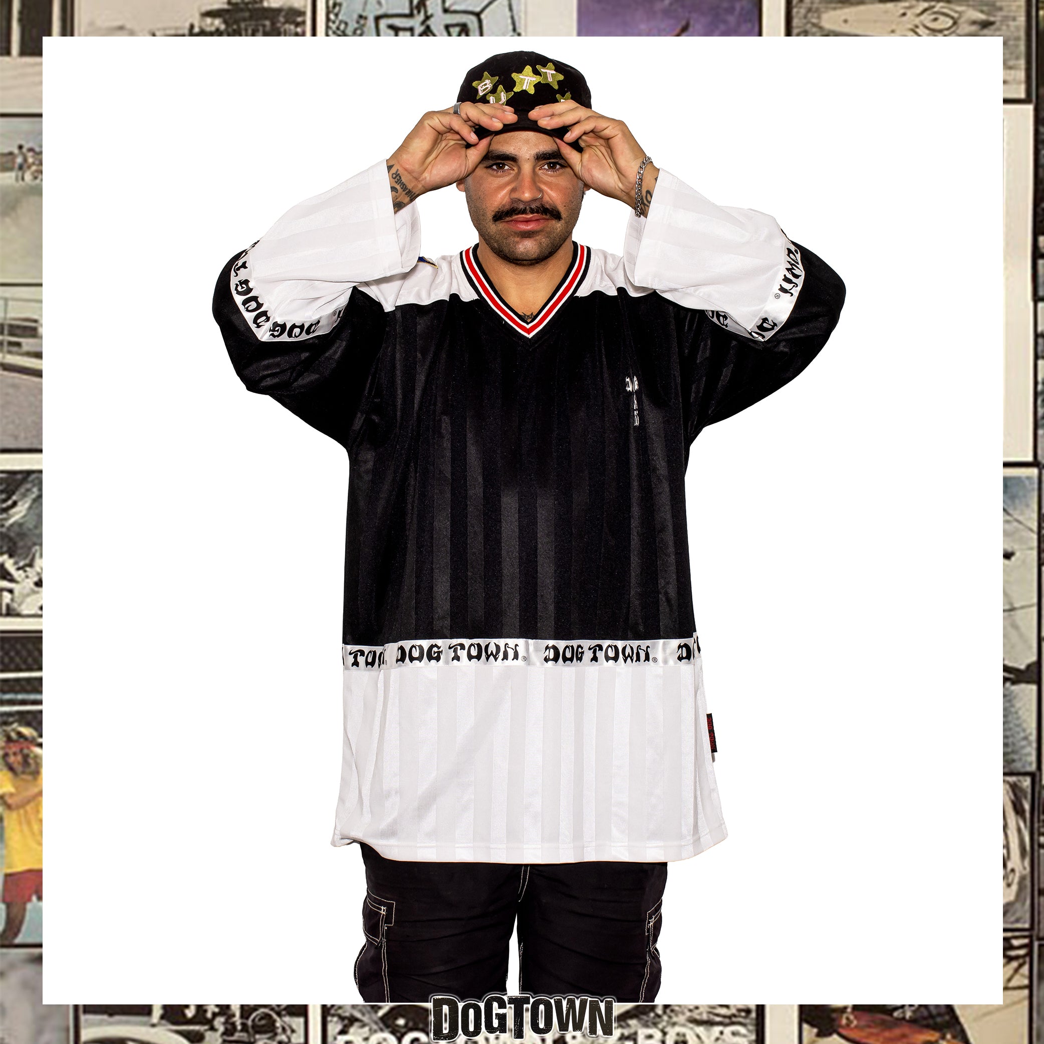 1990's Dog Town Black Dragon Skateboard Pullover Jersey (XL) *RARE*