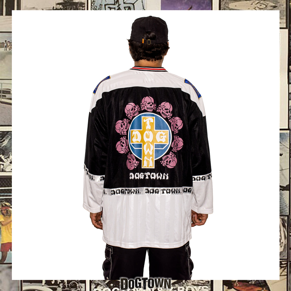 1990's Dog Town Black Dragon Skateboard Pullover Jersey (XL) *RARE*