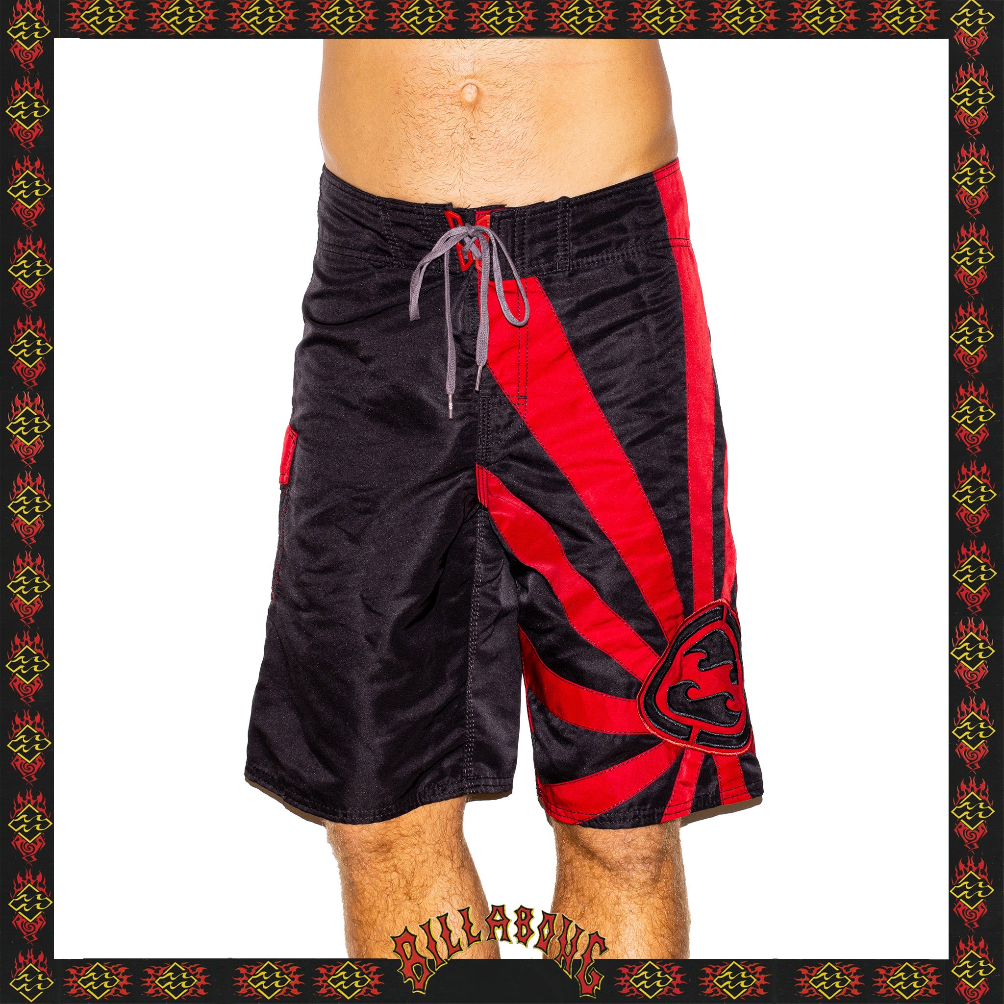 Y2K Billabong "Andy Irons - 3x WC Rising Sun Series" Boardies (28")