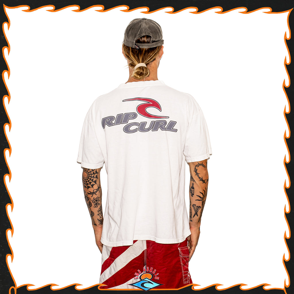 Y2K Rip Curl Spellout Tee (XL)