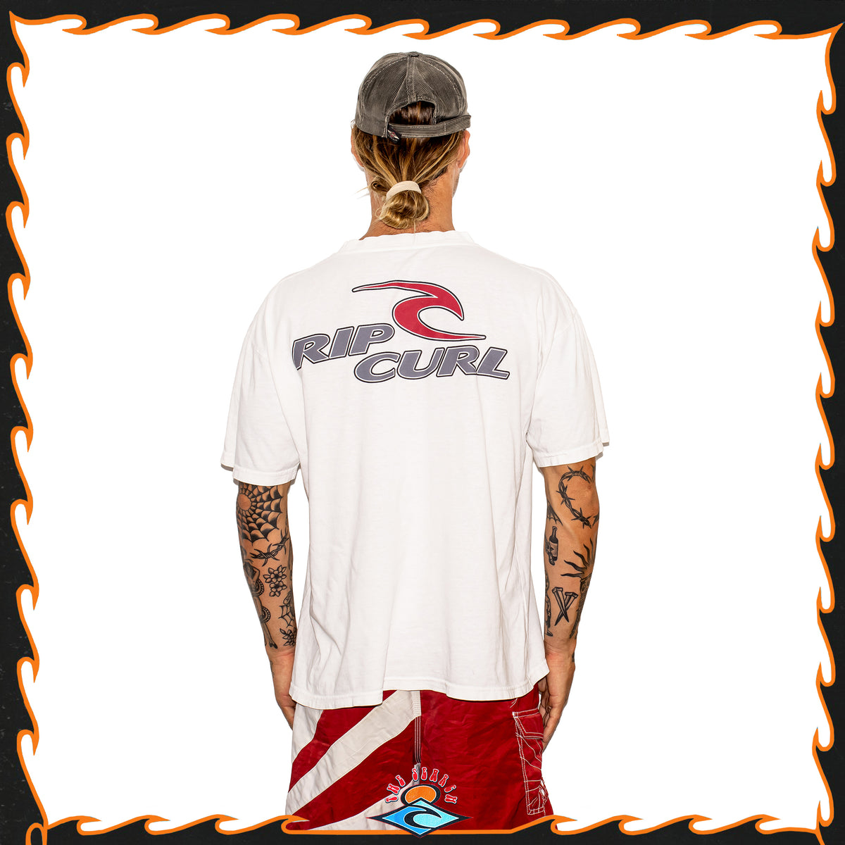 Y2K Rip Curl Spellout Tee (XL)