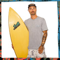 90's Quiksilver "Tom Carroll" Graphic Tee (M-L)