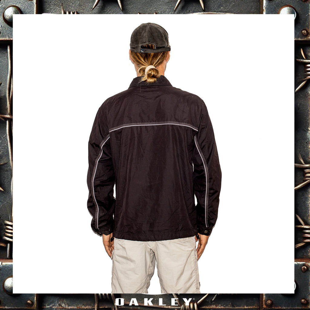 Y2K Oakley "Silver Tag" Tactical Windbreaker (L)