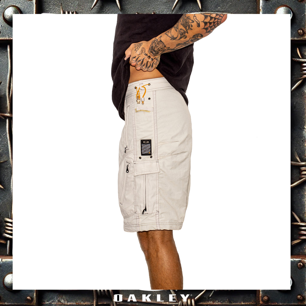 Y2K Oakley "Silver Tag" Tactical Shorts (28")