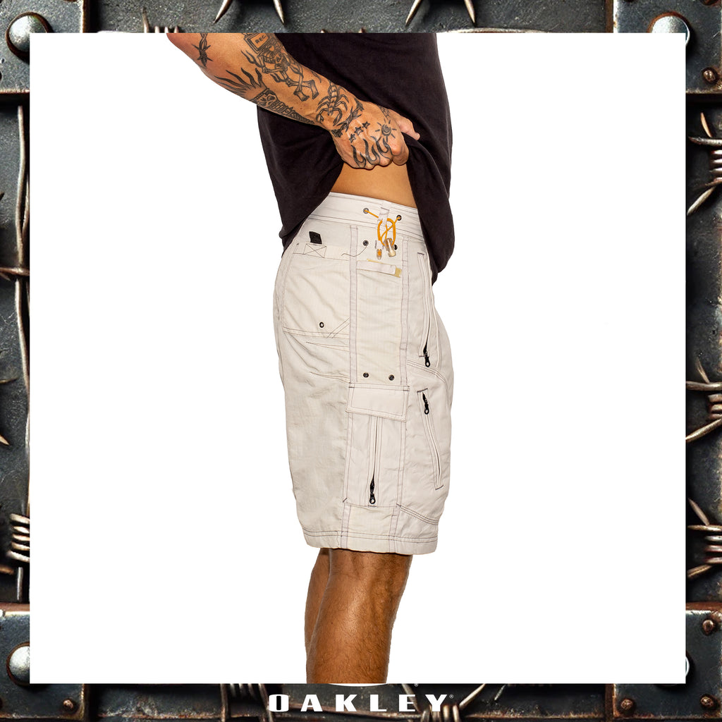 Y2K Oakley "Silver Tag" Tactical Shorts (28")
