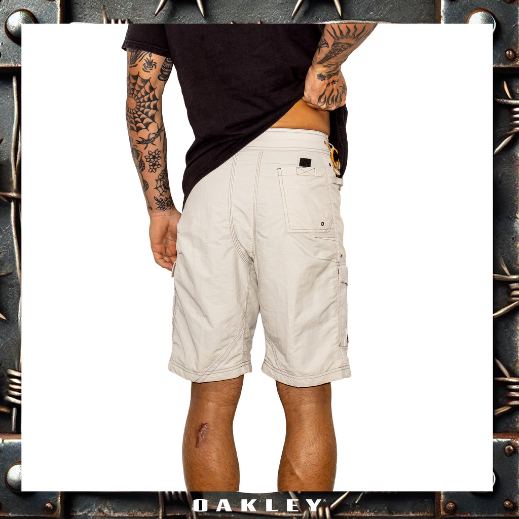 Y2K Oakley "Silver Tag" Tactical Shorts (28")