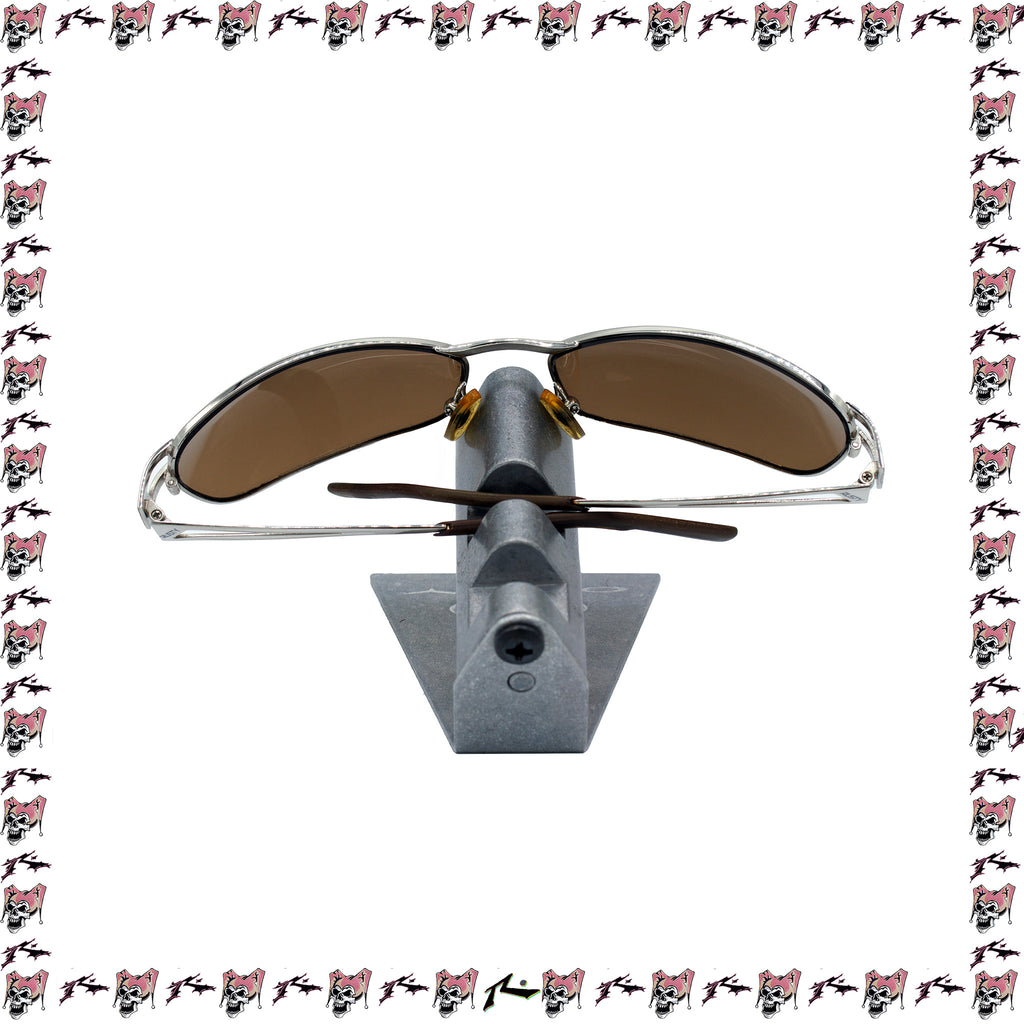 Y2K Rusty Steel Frame Sunglasses