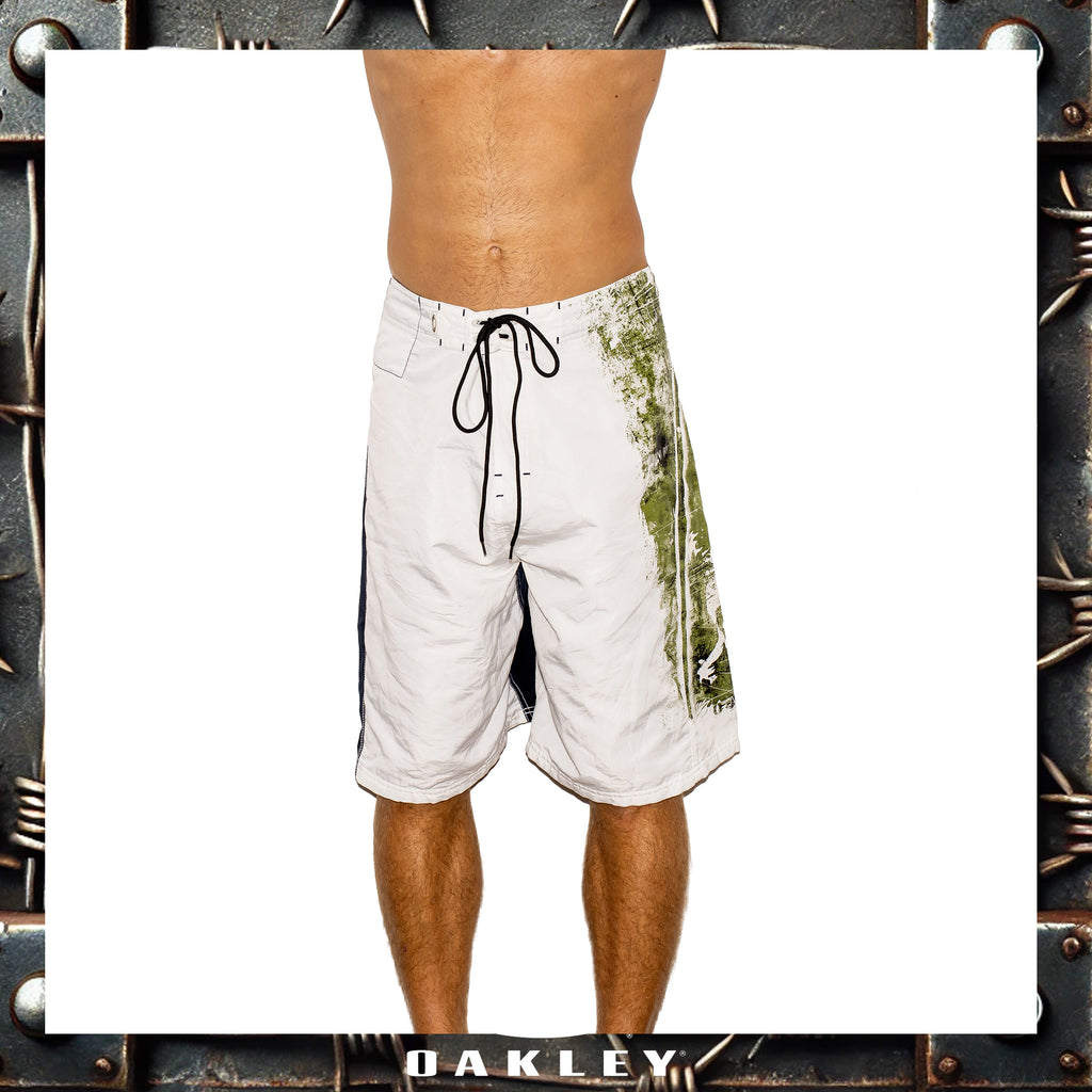 Y2K Oakley "Red Tag" Vault Tech Boardies (36")